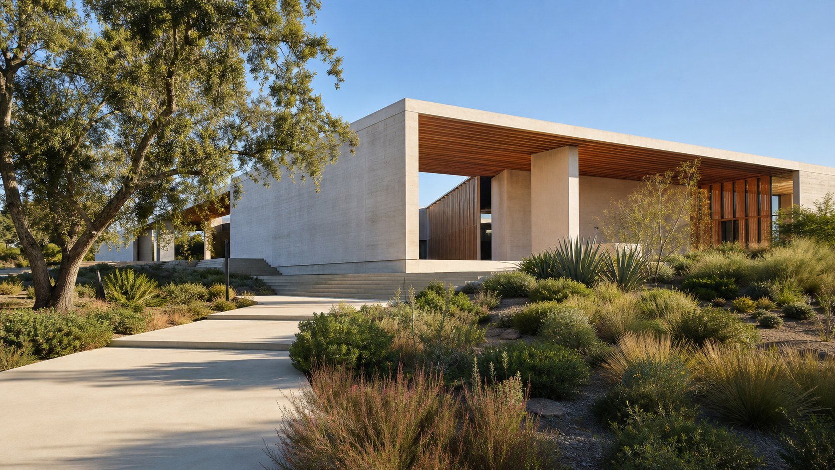 Contemporary civic building illustrating purposeful architectural design